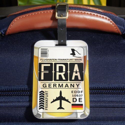 Frankfurt Germany Luggage Tag
