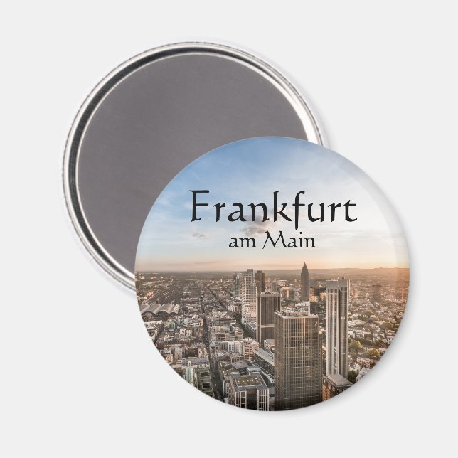 Frankfurt Germany Magnet (Front/Back)