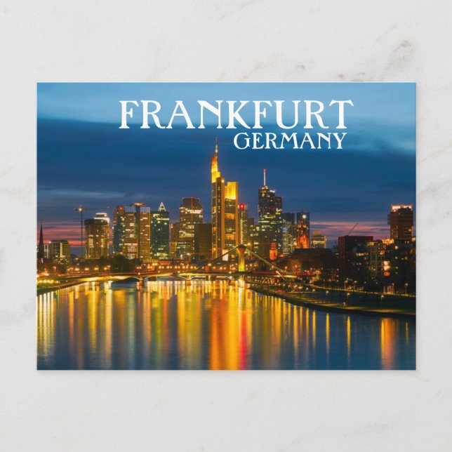 Frankfurt Germany Postcard (Front)