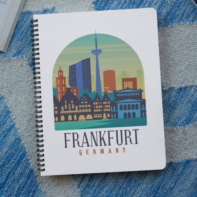 Frankfurt Germany Skyline Architecture Notebook (Minimal Frankfurt Germany Skyline Architecture Notebook)