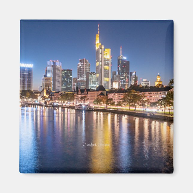 Frankfurt, Germany skyline, Magnet (Front)