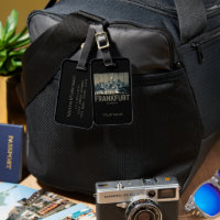 Frankfurt Germany Skyline Retro Vintage Souvenir