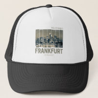 Frankfurt Germany Skyline Retro Vintage Souvenir