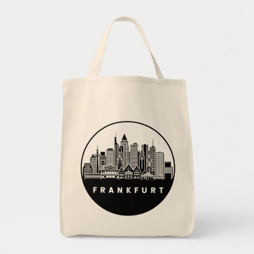 Frankfurt Germany Skyline Tote Bag
