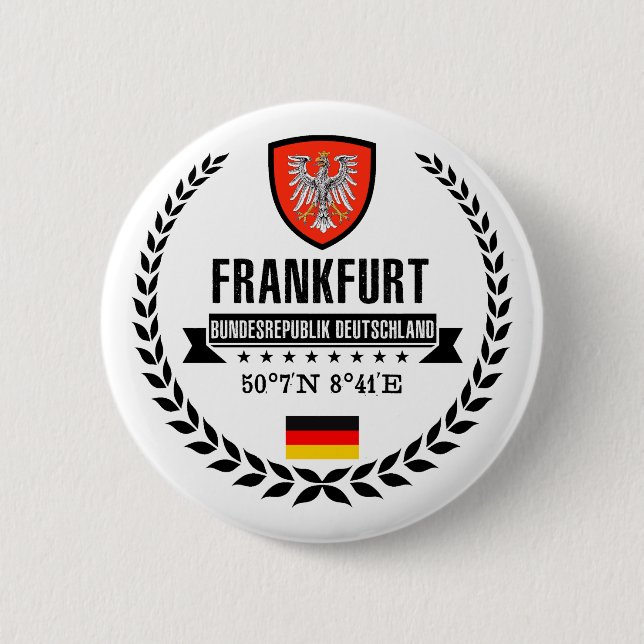 Frankfurt Pinback Button (Front)