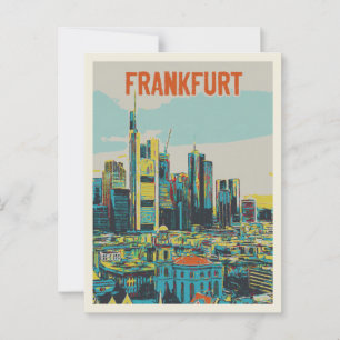 Frankfurt Skyline, Germany’s Financial Hub Postcard