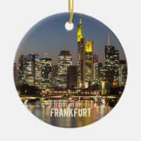 Frankfurt Skyline Germany Vintage Souvenir gift