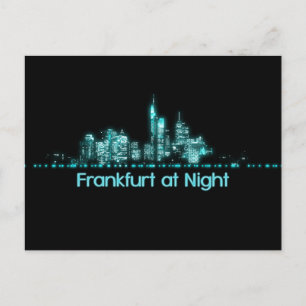 Frankfurt Skyline Postcard