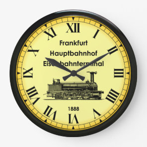 Frankfurt Station ~ Germany ~ 1888 ~  Large Clock