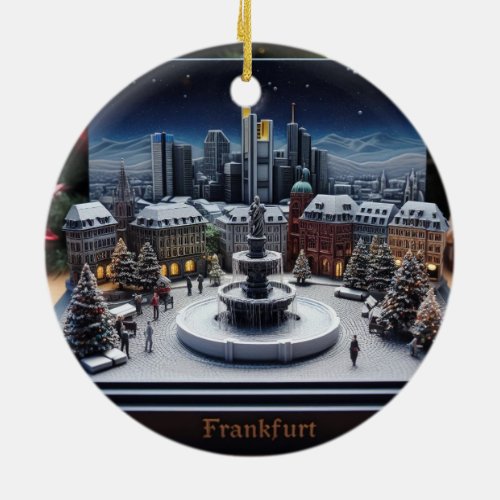 Frankfurt Wonderland 3D Christmas Ornament