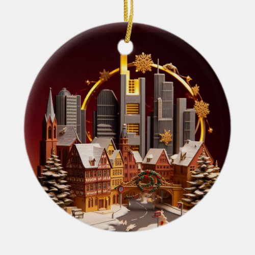 Frankfurt Wonderland 3D Christmas Ornament
