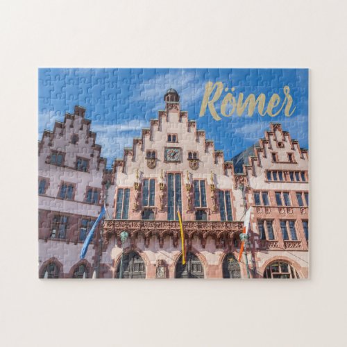 Frankfurter Roemer Germany Frankfurt City Hall Jigsaw Puzzle