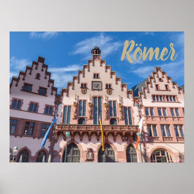 Frankfurter Roemer Germany Frankfurt City Hall Poster (Front)