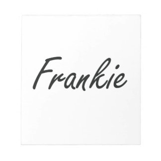 Frankie Name Notepads - Frankie Name Note Pads | Zazzle
