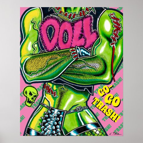 Frankie DollGo_Go Trash Poster
