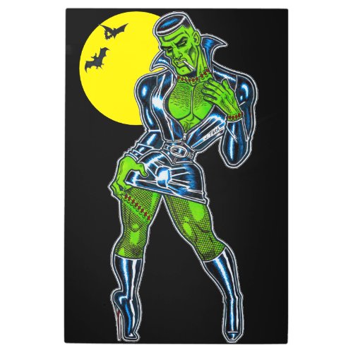 Frankie Doll Metal Print