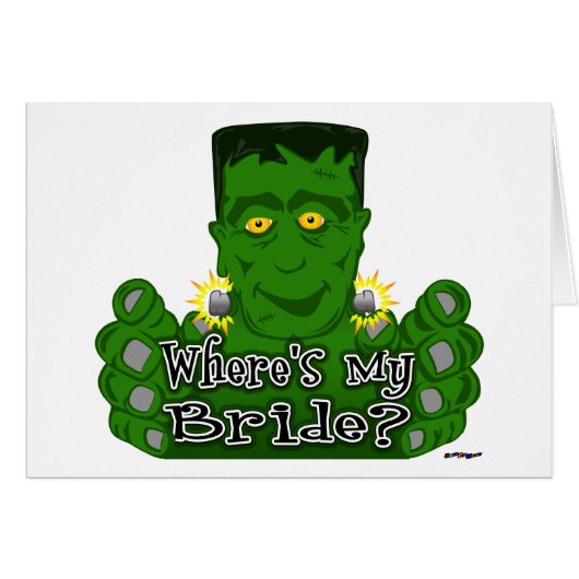 Frankie Where's My Bride? Cards (Front Horizontal)