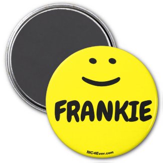 FRANKIE yellow smile magnet