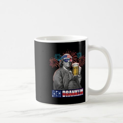 Franklin Celebrating Independence Day Ben Drankli Coffee Mug