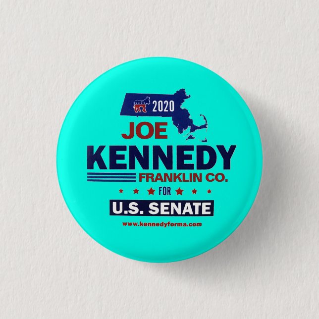 Franklin County for Joe Kennedy 2020 Button (Front)