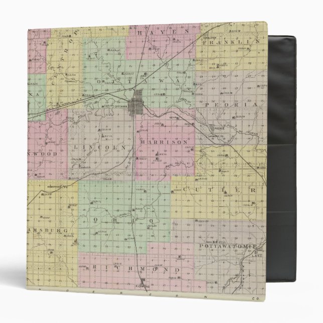 Franklin County, Kansas 3 Ring Binder (Front/Inside)