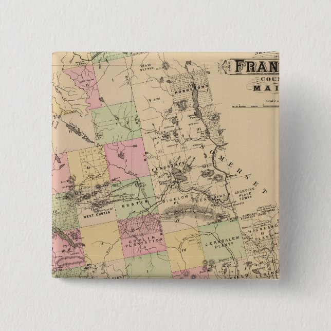 Franklin County, Maine Button (Front)