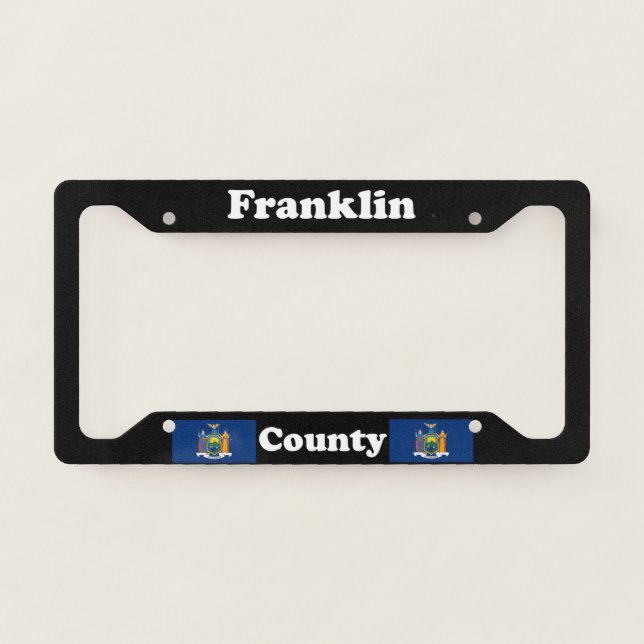 Franklin County New York LPF License Plate Frame (Front)