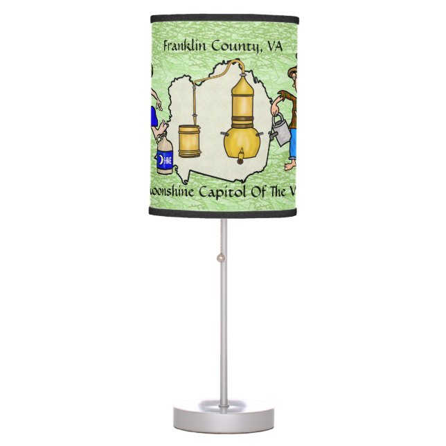 Franklin County, VA Moonshine Capitol Lamp         (Front)