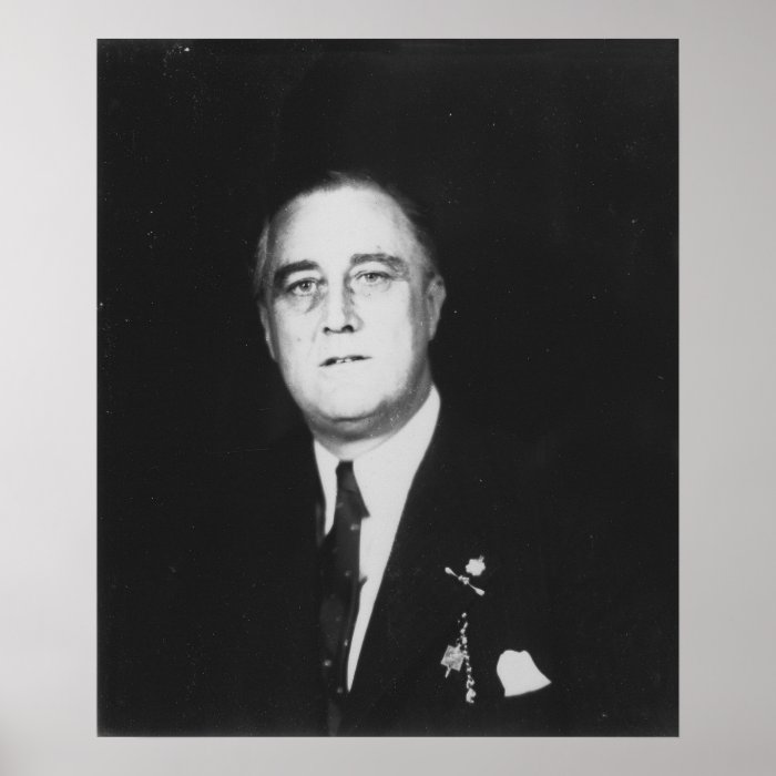 FRANKLIN D. ROOSEVELT 1932 National Archives Photo Posters