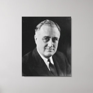 FRANKLIN D. ROOSEVELT 1933 National Archives Photo Canvas Print