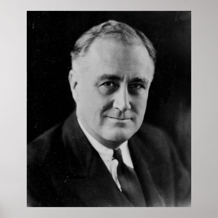 FRANKLIN D. ROOSEVELT 1933 National Archives Photo Posters