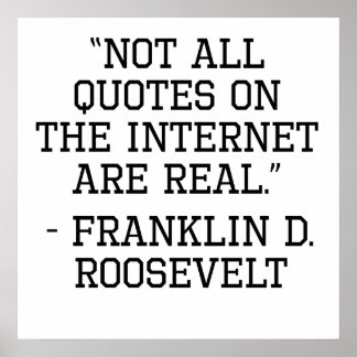 Fdr Quote Posters, Fdr Quote Prints, Art Prints, & Poster Designs | Zazzle