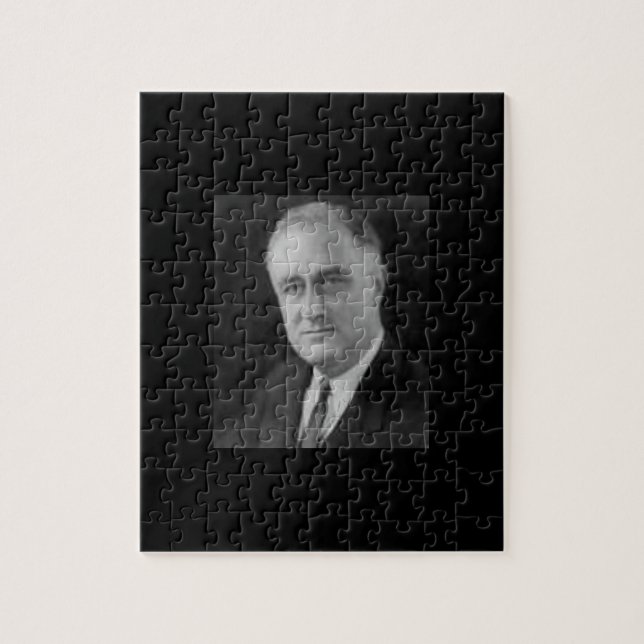 Franklin D Roosevelt Jigsaw Puzzle (Vertical)