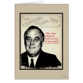 Franklin D. Roosevelt Quote (Front)