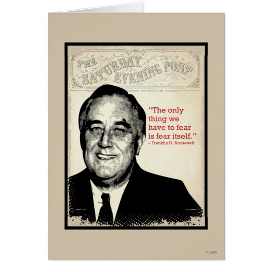 Franklin D. Roosevelt Quote Cards (Front)