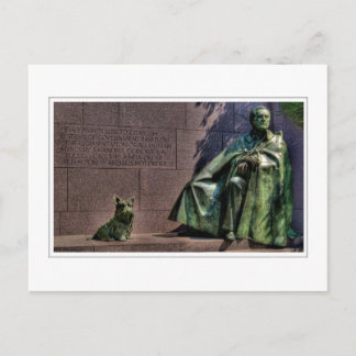 Franklin Delano Roosevelt Memorial Postcard