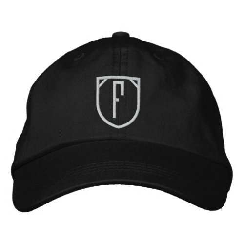 Franklin Family Letter F  Black Hat