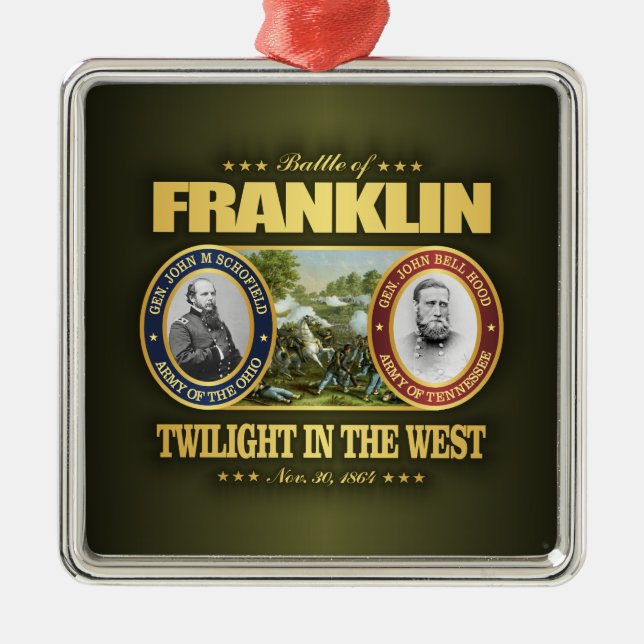 Franklin (FH2) Metal Ornament (Front)