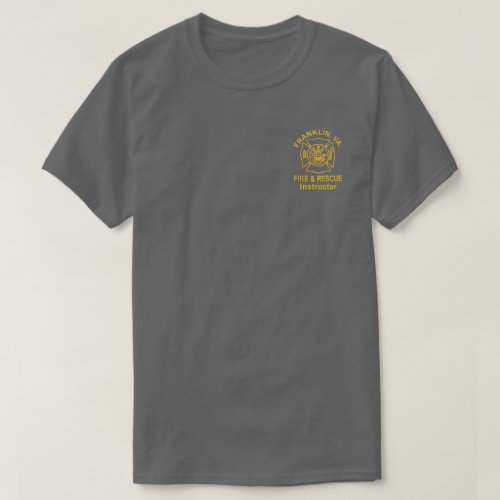 Franklin Fire and Rescue Instructor  T_Shirt