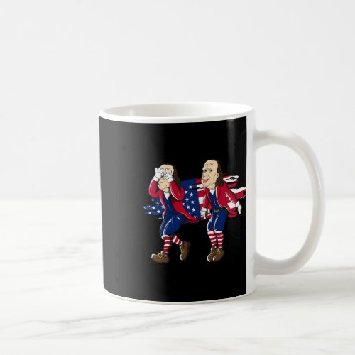 Franklin Griddy American Flag 4th Of July  Coffee Mug