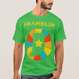 Franklin Indiana Vintage Distressed Souvenir T-Shirt
