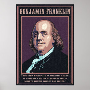 Franklin -Liberty Poster