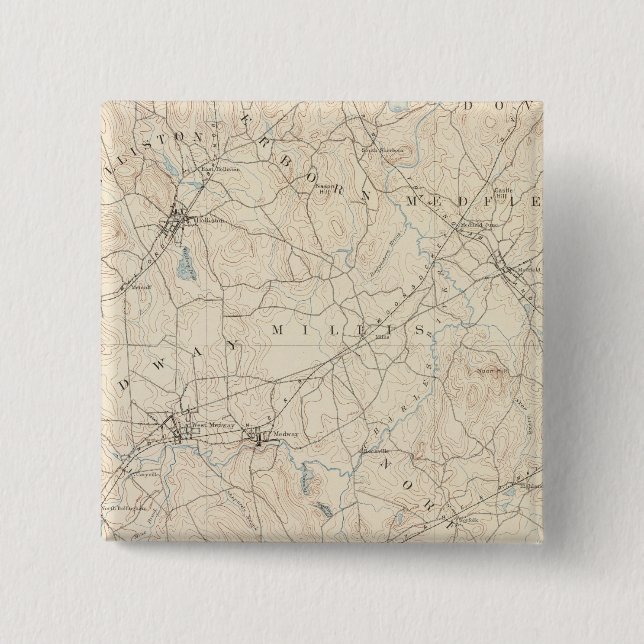 Franklin, Massachusetts Button (Front)