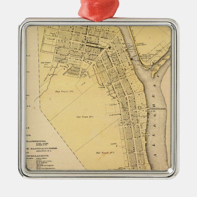 Franklin Metal Ornament (Front)