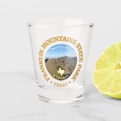 Franklin Mountains SP Shot Glass