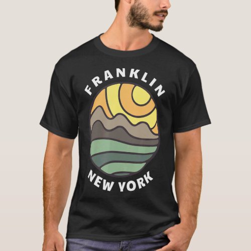 Franklin New York NY Mountain Vacation Souvenir  T_Shirt