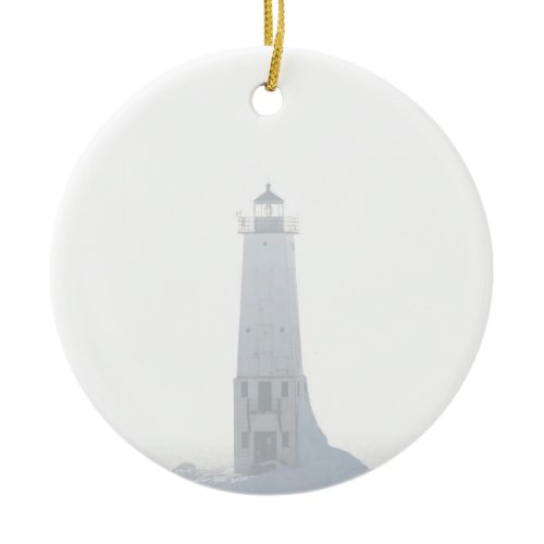 Franklin North Breakwater Lighthouse Ceramic Ornament