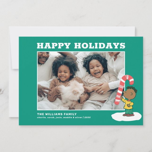 Franklin Peppermint Candy Holiday Card (Front)