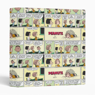 Franklin, Peppermint Patty & Marcie   Math Class 3 Ring Binder