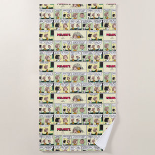 Franklin, Peppermint Patty & Marcie Math Class Beach Towel